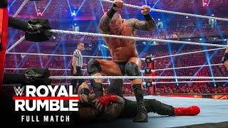 FULL MATCH Roman Reigns vs LA Knight vs AJ Styles vs Randy Orton Royal Rumble 2024 [upl. by Tihor]