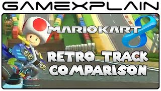 Mario Kart 8 Retro Tracks HeadtoHead Comparison 2 Wii U vs GBA DS Wii 3DS [upl. by Anderea902]