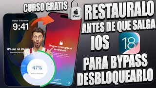 iPhone Bloqueado Aquí Está Cómo Restaurarlo o Reiniciarlo Bypass Ios 177 Sin señal  Ic Iremoval [upl. by Yelha758]