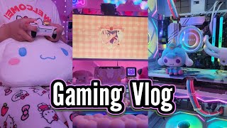 Gaming vlog 🎮☁️I Retro Gaming gamingvlog desksetup cozysetup aesthetic introvertvlog homebody [upl. by Stover]