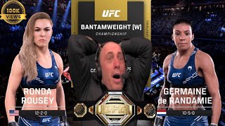 Ronda Rousey vs Germaine de Randamie  UFC Storng Woman Fight [upl. by Lirpa]