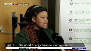 Windaba  SA Wind Energy Association conference gets under way in Cape Town [upl. by Ahdar988]