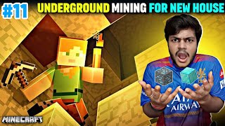 FINALLY MINING FOR TO BUILT BIG WATER HOUSE IN MINECRAFT  MINECRAFT GAMEPLAY 11 [upl. by Seitz775]