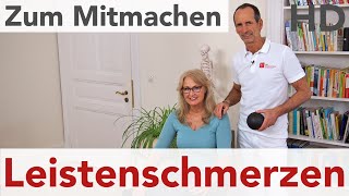 Leistenschmerzen  Ursachen Faszienrollmassage und Übungen gegen Leistenschmerzen zum Mitmachen [upl. by Eenolem]