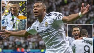 A dream debut Kylian Mbappe scores his first Real Madrid goal [upl. by Novikoff943]