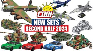 New COBI sets for second half of 2024  Japan Tank Italian planes F16 Alfa Romeo cobi bricks [upl. by Ferdinanda247]