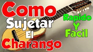 como sujetar el charango [upl. by Eentihw]