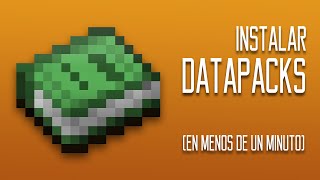 ✅ Como Instalar DATAPACKS en MENOS DE UN MINUTO [upl. by Ecinaej]