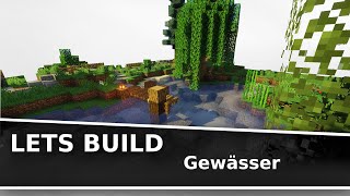 Minecraft Seen Tümpel Teiche Flüsse bauen🐟🦆  Tutorial Deutsch [upl. by Berke]