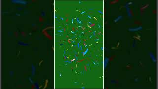 confetti green screen  green screen confetti  confetti blast green screen  Mondal Screen [upl. by Carlee]