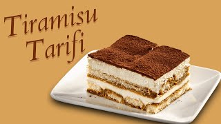 Kedidili Tiramisu Tarifi  Super Easy Tiramisu Recipe [upl. by Hamimej]