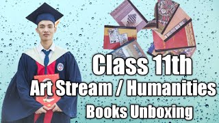 Class 11 Humanities  Art Stream books unboxing [upl. by Acim]