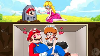 What Is Happening In The Catacombs  Mario Has Really Died  The Super Mario Bros Animation [upl. by Dorca]