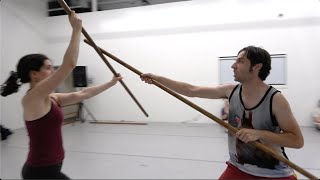 Quarterstaff Fightlevel 1Aubrey S  Michael D11 5 24 [upl. by Lilah]