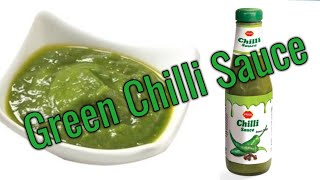 Green Chilli SauceHome Made Green Chilli Sauceগ্রীন চিলি সস  TanzinaCooking [upl. by Gilroy]