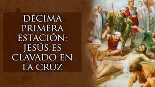 XI Estación Jesús es clavado en la cruz viacrucis miniatura Vidal [upl. by Suirauqram]