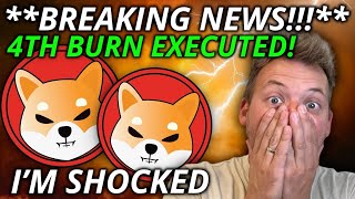 SHIBA INU  BREAKING NEWS 4TH BURN TRIGGERED SHOCKING [upl. by Bucher]