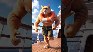 Mrwhiskers saved his daughter 🦈🐱shorts cats cat sad [upl. by Lew]