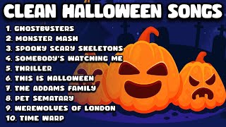 Clean Halloween Songs Playlist 🎃 Clean Halloween Music for School  Classroom [upl. by Aiden]