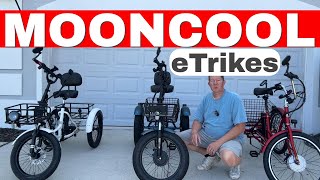 eBike Review  Mooncool eTrikes Comparison [upl. by Tonry]