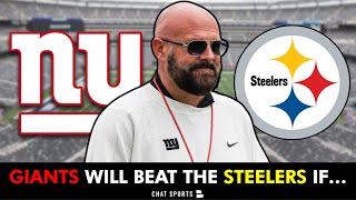 The Giants Will Beat The Steelers If… [upl. by Nolad]