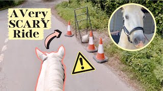 Get ready with me for a very scary ride  POV horse ride  This Esme AD [upl. by Armahs]