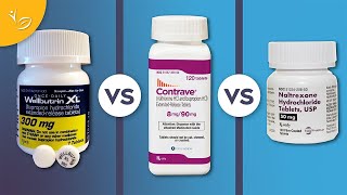 Bupropion vs Contrave vs Naltrexone Similarities and Differences [upl. by Bran]