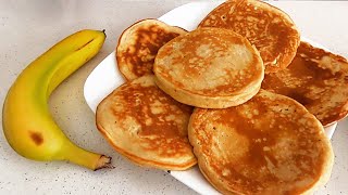 How To Make Pancakes  Easy Banana Pancakes Recipe [upl. by Ainocal]