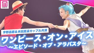 【ワンピース】宇野昌磨＆本田真凜、ルフィ＆ビビでカップル共演✨氷のステージにquot麦わらの一味quotが集結❄️『ONE PIECE ON ICE～エピソード・オブ・アラバスタ～』公開リハーサル [upl. by Winnifred523]