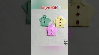 Paper Shirt craft easy idea diy cutepapercraft papercraft craft artsandcrafts [upl. by Nwahsat]