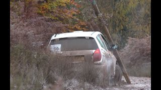 Crash and many BIG moments  Wyedean Rally 2023 [upl. by Ennaesor]