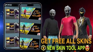 🤩New skin tools pro cs skin tool v10 app freefire narmal 100 working antiban antiblocklis [upl. by Ynnot69]