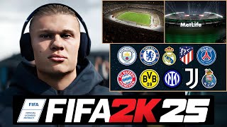 FIFA 2K IS CONFIRMED ✅ NEW Licenses amp Stadiums FIFA 25 [upl. by Docilla]