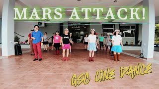 Mars Attack  GSC Line Dance [upl. by Yemirej420]