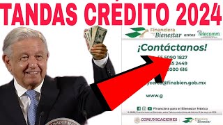 🎉OJO💥 TANDAS🔥CRÉDITOS 🎁PRESTAMOS BIENESTAR 2024 INICIAN REGISTROS Y REQUISITOS [upl. by Auqinet562]