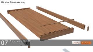 Knotwood Window Shade Awning [upl. by Cole204]