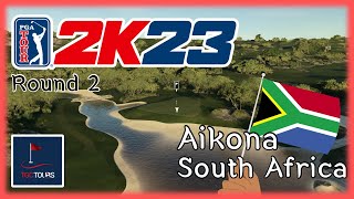 In Contention  Tgc tours platinum round 2  Aikona  South Africa  pga 2k23 gameplay 2k25 soon [upl. by Dolhenty]