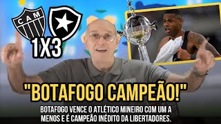 É TEMPO DE BOTAFOGO GLORIOSO CONQUISTA A LIBERTA PELA PRIMEIRA VEZ COMENTE E PARTICIPE DO S0RTEl0 [upl. by Barncard683]