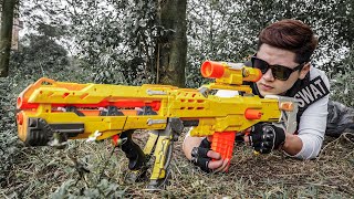 LTT Game Nerf War  Warriors SEAL X Nerf Guns Fight Crime Group Black Man Special mercenaries [upl. by Chase83]