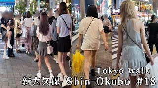 【4K Tokyo walk】新大久保 ShinOkubo 18 [upl. by Ahsiki345]