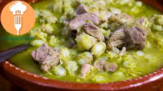 Pozole Verde Mexicano Cocinando Rico [upl. by Sudbury]