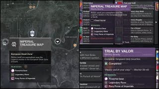 Legions Anchor chest imperials treasure map Edz location Destiny 2 [upl. by Valentino]