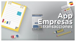 Paso a paso para realizar transacciones con Bancolombia App Empresas  Bancolombia [upl. by Eannyl]