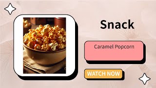 Recipe Homemade Caramel Popcorn [upl. by Yrakaz]