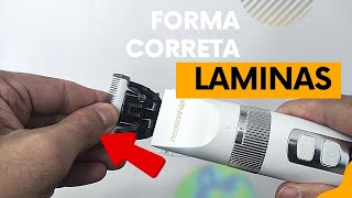 COMO REMOVER E ENCAIXAR LAMINAS DE TOSA CORRETAMENTE [upl. by Melisa]