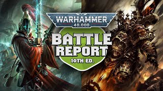 Aeldari vs Emperors Children Warhammer 40k Battle Report Ep 25 [upl. by Krenn]