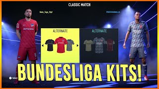 FIFA 22  All Bundesliga Team amp Kits [upl. by Yenahteb]