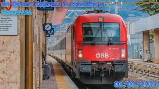 un Orient Express in transito a Rovereto ♦ 03032024 [upl. by Red151]