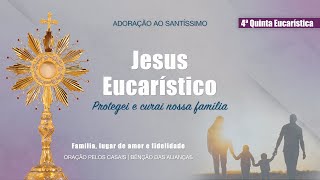 4ª QUINTA EUCARÍSTICA  ADORAÇÃO AO SANTÍSSIMO AO VIVO  PADRE REGINALDO MANZOTTI [upl. by Eissalc]