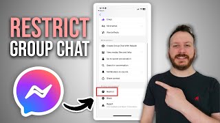 How To Restrict Group Chat In Messenger Tutorial [upl. by Anivlek]